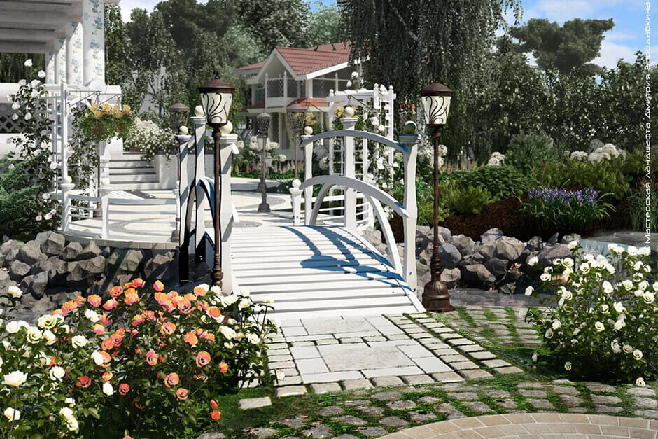 Ландшафт в стиле прованс