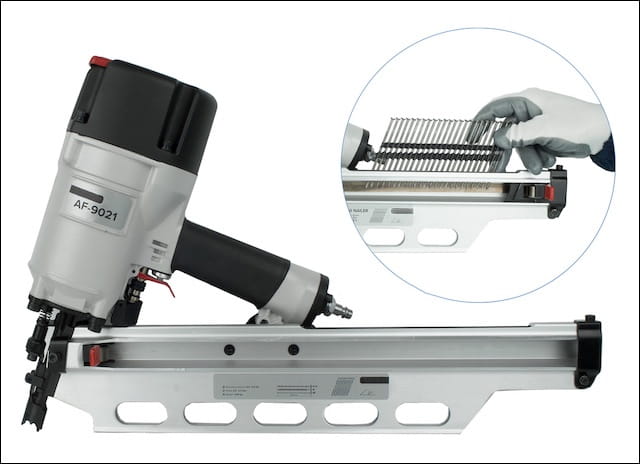 Пневматический реечный каркасный нейлер