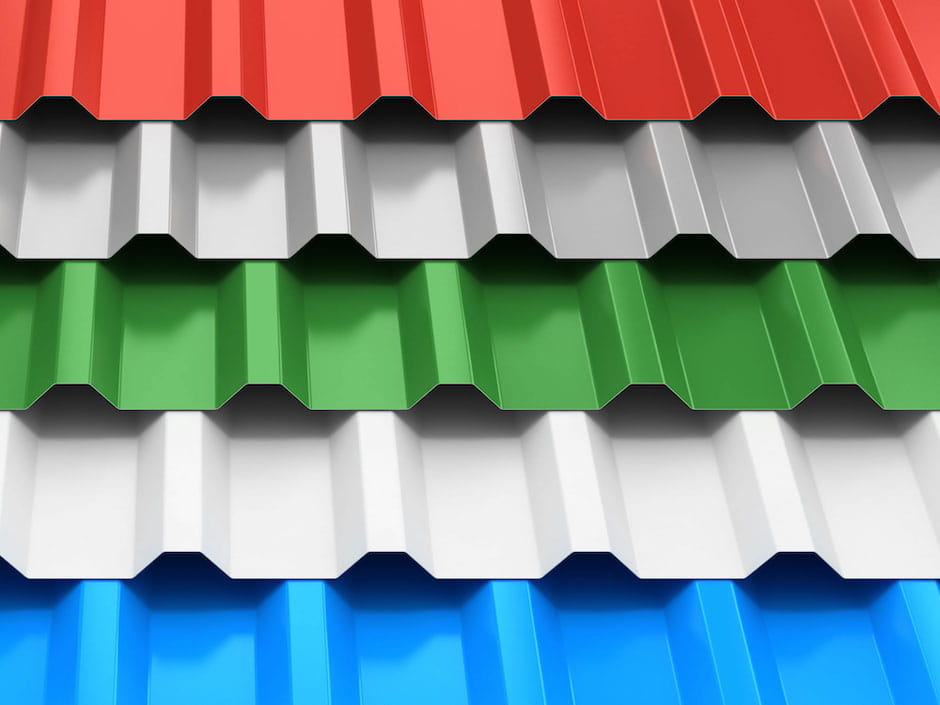 Профнастил разноцветный